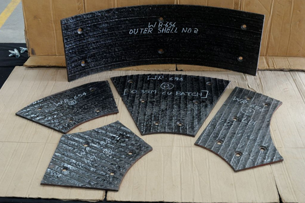 Ash Handling Wear Plates for industrial ash conveying systems